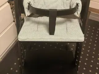 Stokke trip trap stol, med bøjle,rem & pudesæt