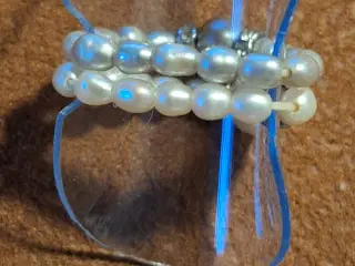 2 stk. Perle fingerringe 