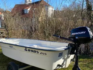 Påhængsmotor som ny