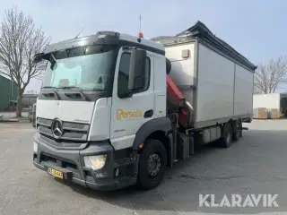 Lastbil Mercedes-Benz Antos 2540 6x2/4 Med kran