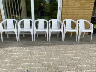 Hartman Bistro Retro Havestole i Hvid Plast