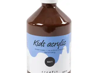Akrylmaling Mat, brun, 500ml/ 1 fl.