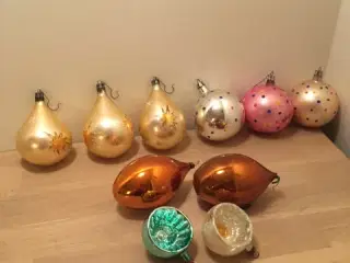 Gamle sjældne juletræskugler 