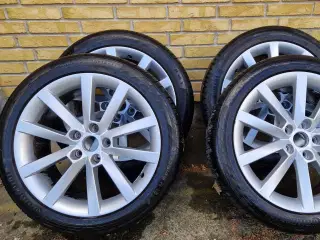 18"  5X112 ET51 Alaris fælge med dæk