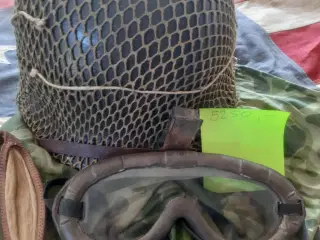 Fed US WW2 Hjelm med sjælden liner.