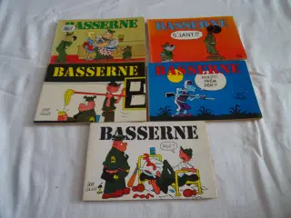 Basser stripalbum  nr 1 til 17 god stand
