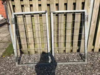 Galvaniseret jernlåger fra hundegård