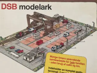 DSB Gods Modelark fra 1982