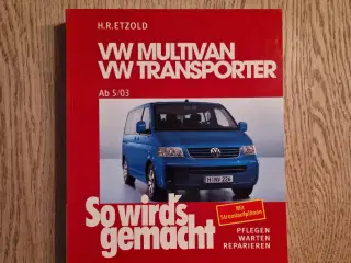VW T5 Multivan Transporter, reparationshåndbog