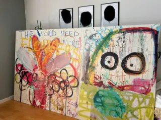 Kæmpe stort lærredsprint 150x270 cm