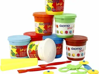 Giotto Modellervoks, 8 farver, 220 g - Afsmitningsfri
