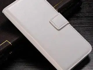 Hvid flip cover iPhone 5 5s SE 6 6s 7 8 