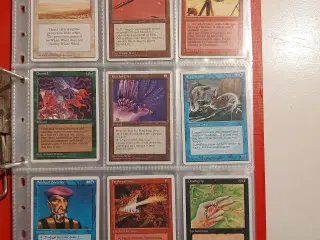 Lille samling gamle magic kort mtg 