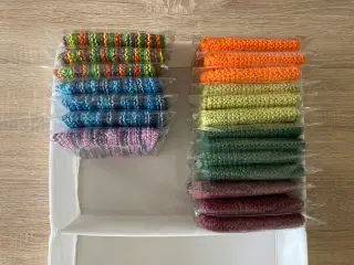 Strikkede karklude, 100% bomuld