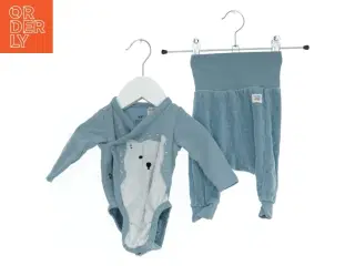 Blå sæt med bodystocking og bukser fra H&M (str. 56)