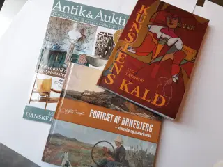 2 Kunstbøger og 1 Magasin
