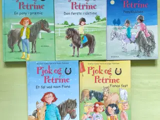 5 x Pjok og Petrine nr. 1 - 2 - 3 - 4 - 11