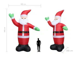 Oppustelig julemand med LED-lys str. XXL IP20 600 cm