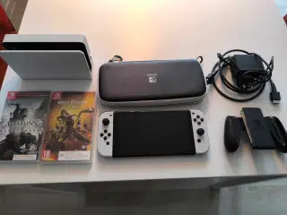 Nintendo Switch OLED Med Over 60 SPIL