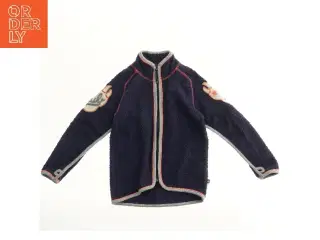 Børne fleecejakke med lynlås fra Molo (str. 128)