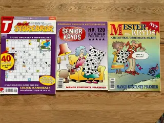 3 helt nye krydsordshæfter