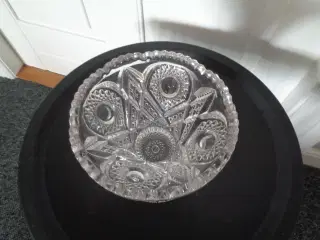 Høj glasskål 