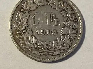 1 Franc Switzerland 1904