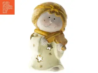 Englefigur til fyrfadlys (str. 16 cm)