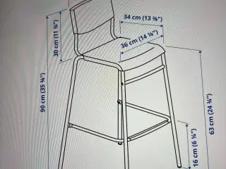 3. Styk Barstole i sort