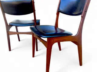 Et par - Vintage spisebordsstole i massiv teak