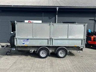 Ifor Williams TT 3621 Tiptrailer med lukkede side,spil,støtteben og aluslisker