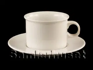 Hvid Domino Kaffekop