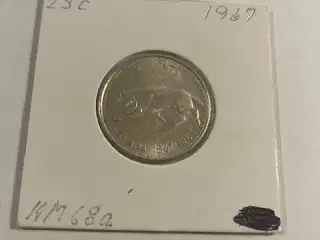 25 Cents 1967 Canada