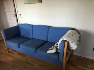 Tremmesofa blå