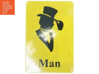 Mand - skilt (str. 30x20 cm)