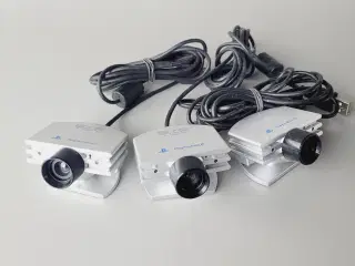 ⭐️· 3 stk. EyeToy USB Kamera (Sølv) til PS2