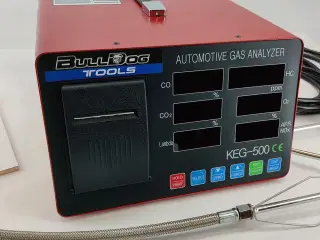 Bulldog KEG500 røggastester og røggasmåler med printer