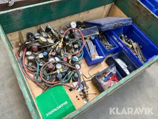 Diverse skærebrænder dele