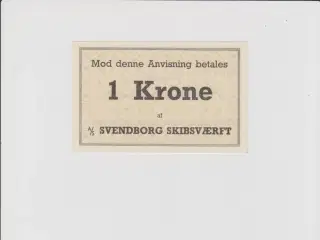 svendborg skibsværft 1 krone