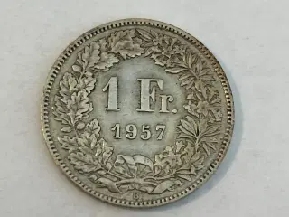 1 Franc Switzerland 1957