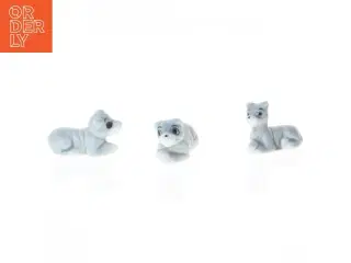 Porcelænsfigurer af dyr (str. 3 x 1 cm)