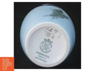 Royal Copenhagen vase med blomstermotiv fra Royal Copenhagen (str. 18 cm)
