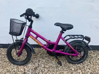 Børnecykel Winther 150 12" - Lilla - støttehjul me