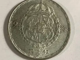 2 Kronor Sweden 1942