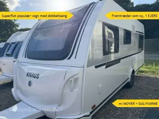 2020 - Knaus Sport 500 FU Silver Selection   Fremtræder som ny, 1 ejers, m/MOVER+GULVVARME+STORT KØL/FROST mv. ET SUPER GODT TILBUD HER.