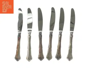 Sæt af 6 smørknive (str. 6 stk 21,5 cm)