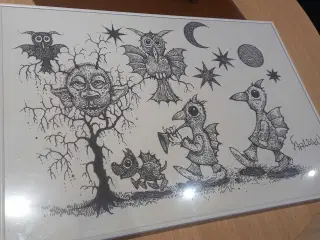 Unika carlsson tegning