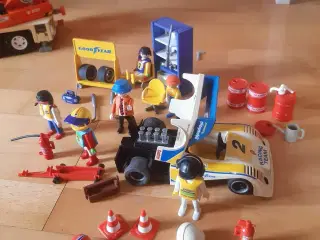 Playmobil racerbil med tilbehør 