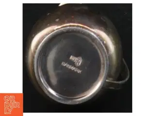 Sølv metal vase (str. 14 cm)