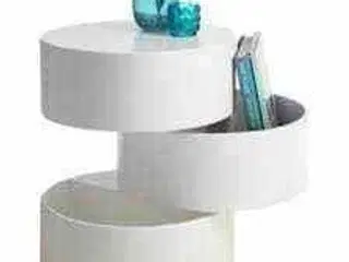 2 stk. Pop out sofa/sengeborde Hvid Ø: 40 cm H: 52 cm